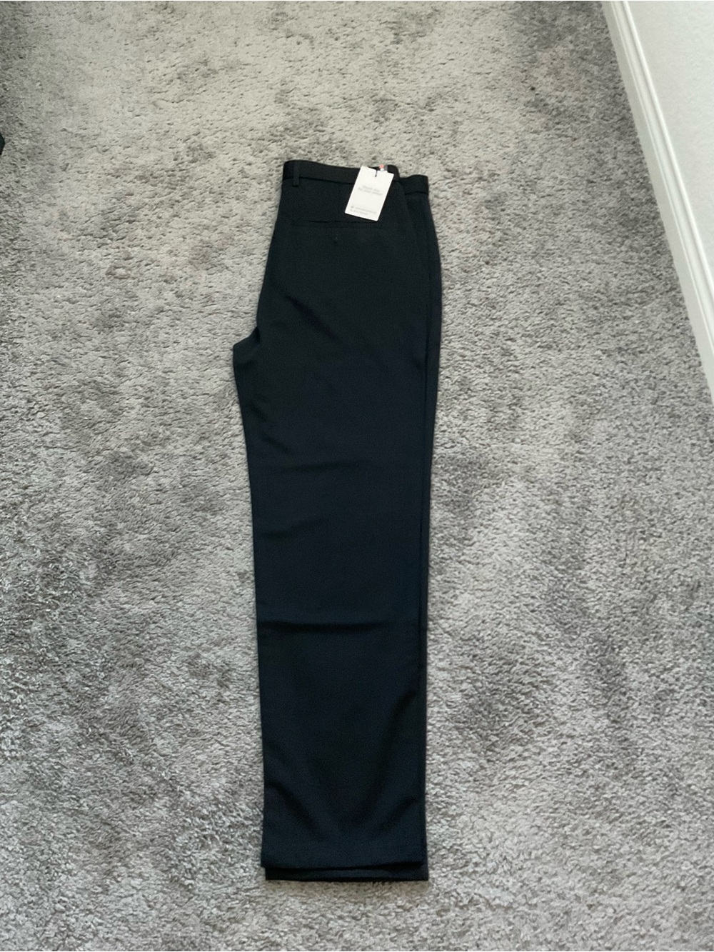Men's Black Dress Pants - Classic Tailored Fit